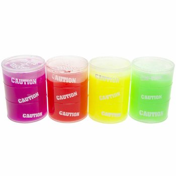 Expositor de Slime Colorido Transparente (12 unidades)