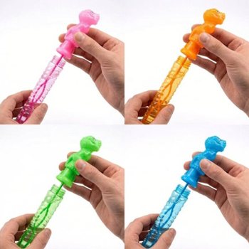 TUBO DE BOLHAS DE SAB&Atilde;O GIGANTE 35 CM - DINOSSAURO EM DISPLAY (24 unid.)