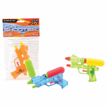 AQUA FUN - PISTOLAS DE &Aacute;GUA, 16 Cm. - CART&Atilde;O HEADER (12 un.)