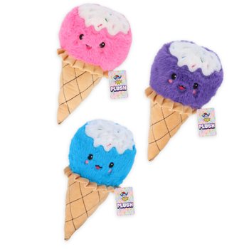 GELADOS DE PELUCHE GRANDES - 25 CM - CORES MISTAS (12 un.)