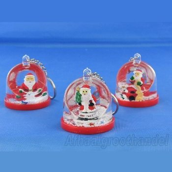 PORTA-CHAVES COM GLOBO DE NEVE (12 un.)