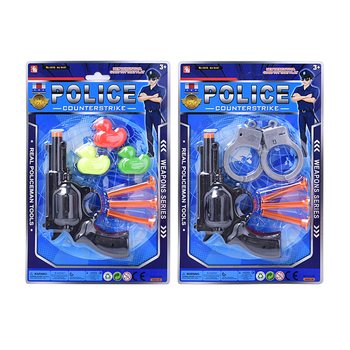 Set de brincar pol&iacute;cia em blister - 2 modelos mistos (6 unidades)