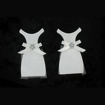 Decoração de Embalagem Vestido de Noiva (12 un.)