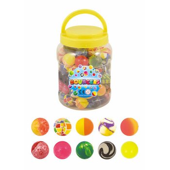Bolas Saltitonas Mix Design Ø3,5 cm em Pote (72 unid.)