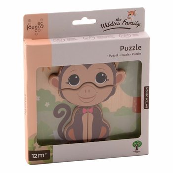 JOUECO - THE WILDIES FAMILY MIX PUZZLES DE MADEIRA - Desde 12 Meses (12 un.)