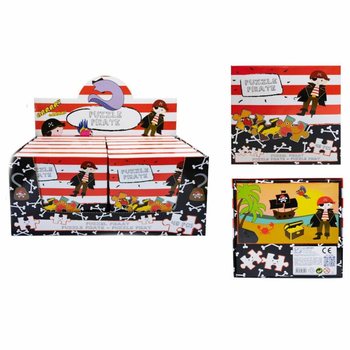 Puzzle de Piratas 48 Peças - Expositor Completos (12 Unidades)