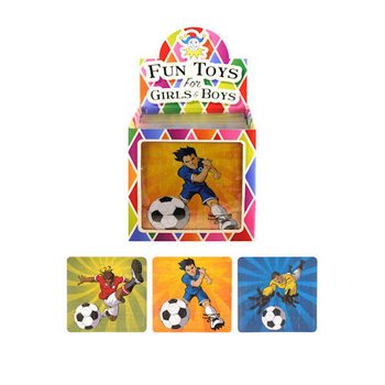 PUZZLE – FUTEBOLISTAS, 13 x 12 cm EM EXPOSITOR (108 un)