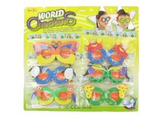 ÓCULOS DE ESPUMA PARA CRIANÇAS - MIX no CARTÃO (6x6 Cart.)