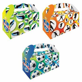 Caixa de Menu Infantil Futebol – 22,5 x 9,5 x 18 cm (12 un.)