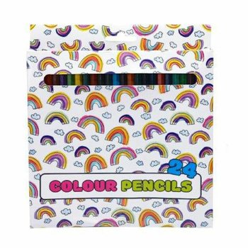 CONJUNTO GRANDE DE LÁPIS DE COR DE 24 PEÇAS (12 un.)