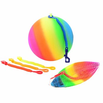BOLA ARCO-&Iacute;RIS COM CORD&Atilde;O / BOLA BUNGEE &Oslash;23 Cm (36 un)