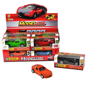 Carros de Desporto de Fricção em Expositor (12 unid.)