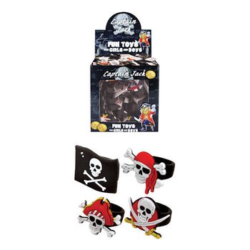 Anéis infantis em silicone Piratas (156 un.) - Revenda