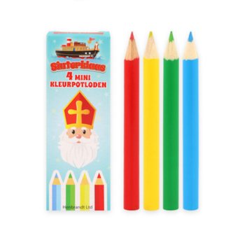 Lápis de cor Sinterklaas (S. Nicolau) 4 unidades em display (120 un.)