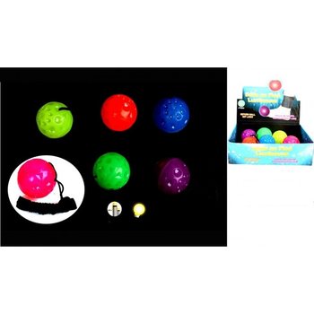 BOLA DE FUTEBOL LUMINOSA COM ELÁSTICO (12 un.)