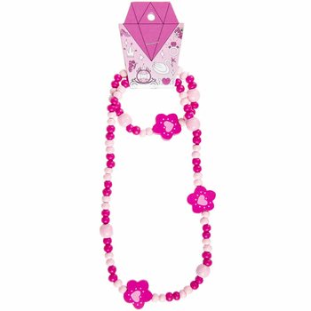 Conjunto de Colar e Pulseira de Madeira para Crian&ccedil;a (48 un.)
