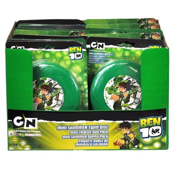 Conjunto de 2 Frisbees BEN10 em Carto (20 un.)