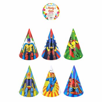 CHAPÉUS DE FESTA - MIX SUPER-HERÓIS (120 unidades)