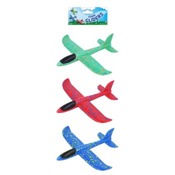 PLANADORES DE ESPUMA - 23CM - CORES MIX (24 unid.)