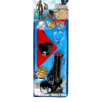 CONJUNTO DE PIRATA COM PISTOLA DE SOM EM CARTÃO (24 unids.)