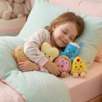 FIGURAS DE COMIDA EM PELUCHE - 13 CM - MIX DE MODELOS (12 unid.)