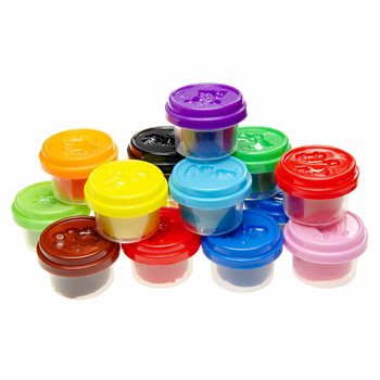 FUN DOUGH - PLASTILINA EM POTES (1 Saco de 15 un.)