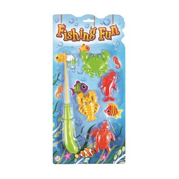 JOGO DE PESCA MAGNÉTICO EM CARTÃO (12 unid.)