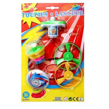 Conjunto de 5 Piões em Cartão (24 uni.)