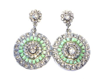 Brincos Estilo Ibiza Verde Menta (1 un.)