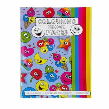 Livro de Colorir A4 Smiley com Autocolantes (12 Unidades)