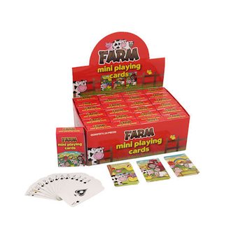 MINI CARTAS DE JOGAR – MODELO QUINTA EM EXPOSITOR (24 un.)