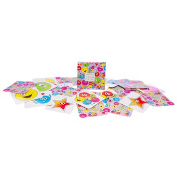 PEQUENOS JOGOS DE MEM&Oacute;RIA - MODELO: SMILEY EM EXPOSITOR (60 un.)