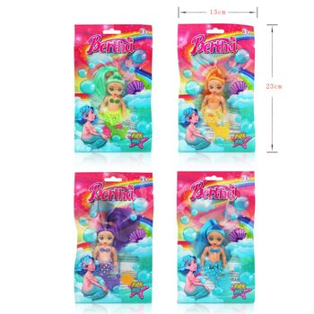 BONECA DE SEREIA MERMAID EM SACO DE PRESENTE - CORES MIX (24 un.)