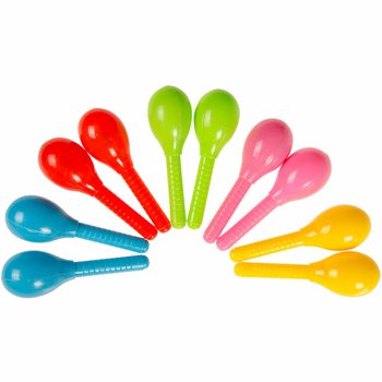 Conjunto de Maracas de Samba com 2 Peças (12 unid.)