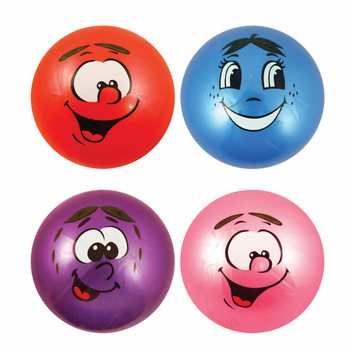 Bola de Rosto Sorridente Alegre Ø 25 cm (12 unidades)