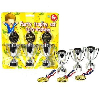CONJUNTO DE 6 TROFÉUS EM CARTÃO (10 unid.)