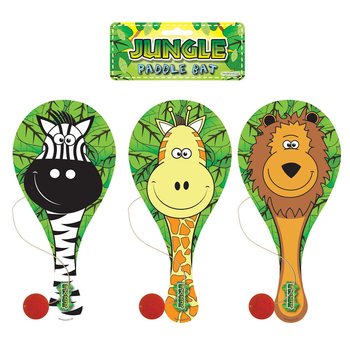 Jogo de Raquete com Bola Animais da Selva (24 un.)