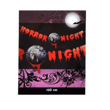 GRINALDA DE LETRAS "HORROR NIGHT" 130 CM (2 un.)