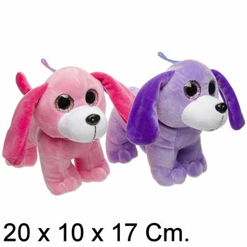 Cães de Peluche Adoráveis - 20 cm - Cores Sortidas (6 unidades)