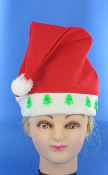 GORRO DE NATAL LUMINOSO COM RENA (12 un.)