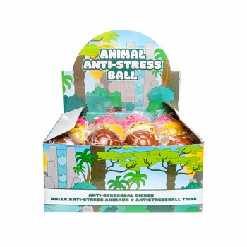 BOLAS DE ESPUMA CARAS DE ANIMAIS &Oslash; 6.3 cm EM DISPLAY (24 un.)