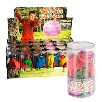 **BESTSELLER** 3 BALÕES PUNCH BALL EM TUBO (24 tubos de 3 uds.)