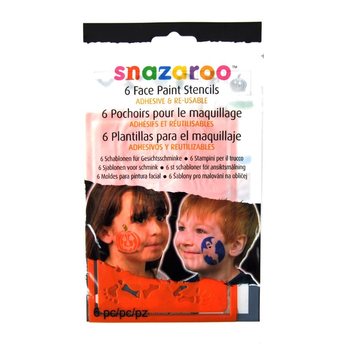 SNAZAROO - 6 Moldes de Pintura Facial (12 un.)