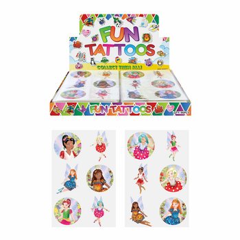 Tatuagens Fun - Expositor Fadas (96 unidades)