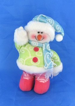 BONECO DE NEVE COLORIDO (6 un.)