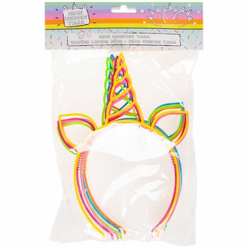 TIARA DE UNIC&Oacute;RNIO, MIX CORES NEON (24 ud.)