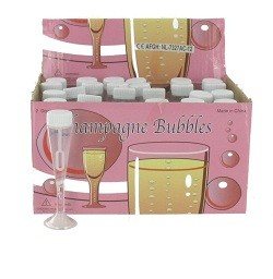 Bolas de Sabão Taça de Champanhe (24 un.) - Casamento