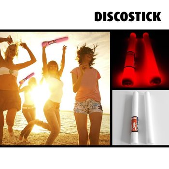 BASTÃO DE ESPUMA LED MONOCROMÁTICO - VERMELHO - 38.5 CM (19 unid.)