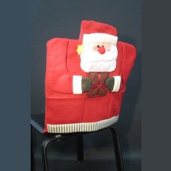 CAPAS DE CADEIRA PAI NATAL DE LUXO (4 un.)