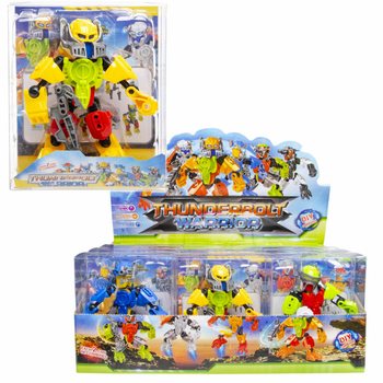 THUNDERBOLT ROBOT WARRIOR FIGURA DE ACÇÃO EM DISPLAY (12 unidades)